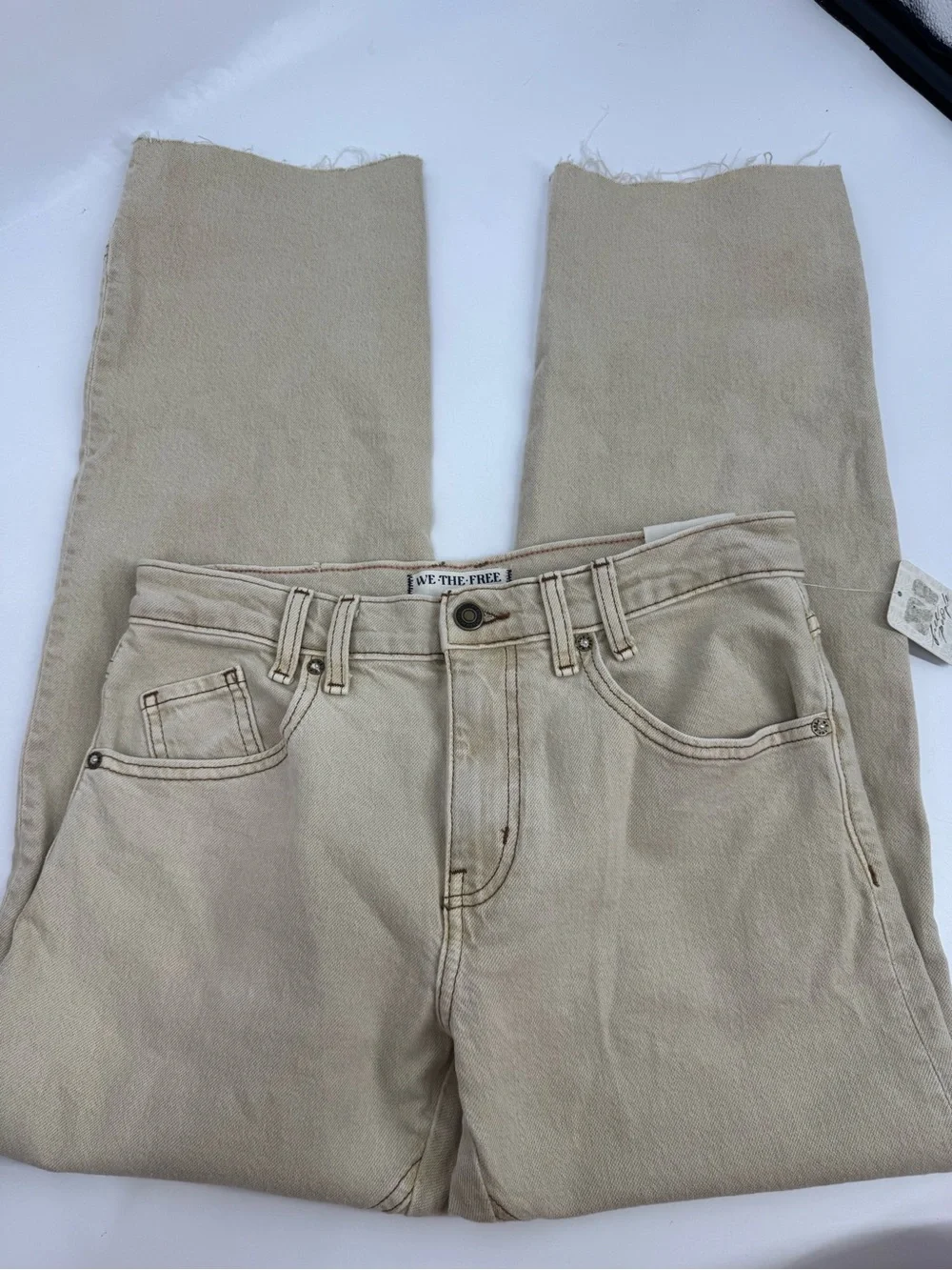 NWT Free People We The Free People Risk Taker High Rise Straight Leg Jeans 2